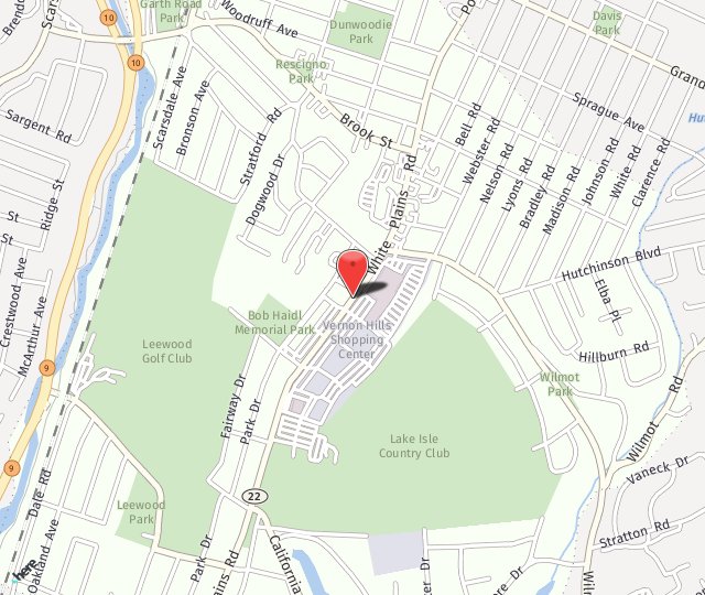 Location Map: 688 White Plains Rd. Scarsdale, NY 10583